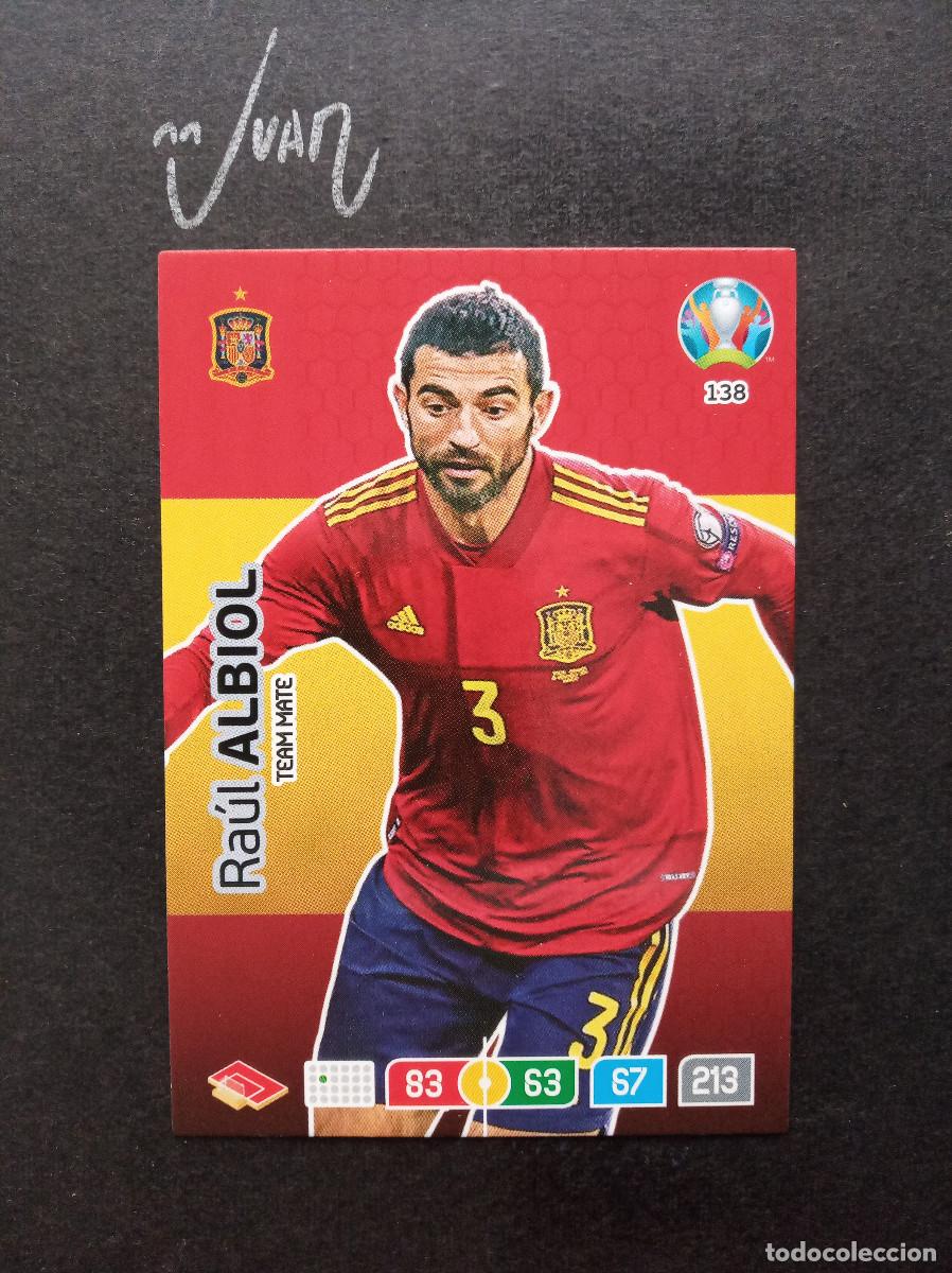 Cromos de Futebol: N&ordm; 138 RAUL ALBIOL ESPA&Ntilde;A REAL MADRID ⚽ PANINI &reg; ADRENALYN UEFA EURO 2020 2021 20 21 NUEVO