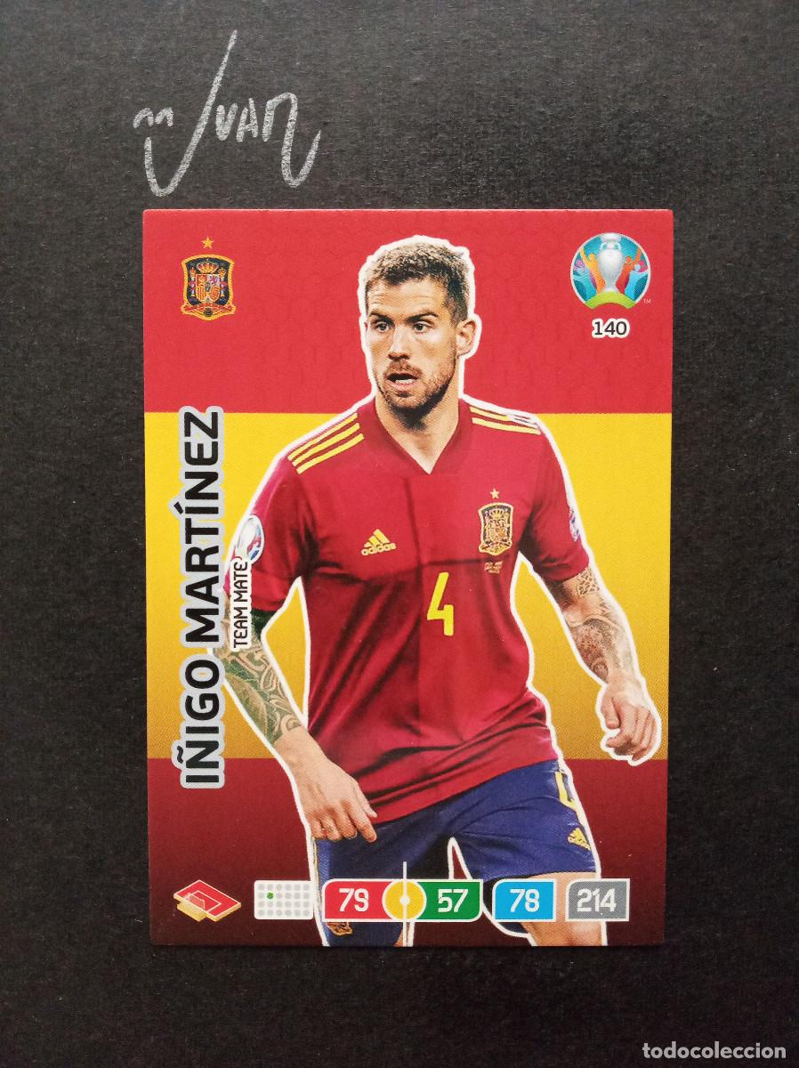 Cromos de f&uacute;tbol: N&ordm; 140 I&Ntilde;IGO MARTINEZ ESPA&Ntilde;A ATHLETIC BARCELONA ⚽ PANINI &reg; ADRENALYN UEFA EURO 2020 2021 20 21 NUEVO