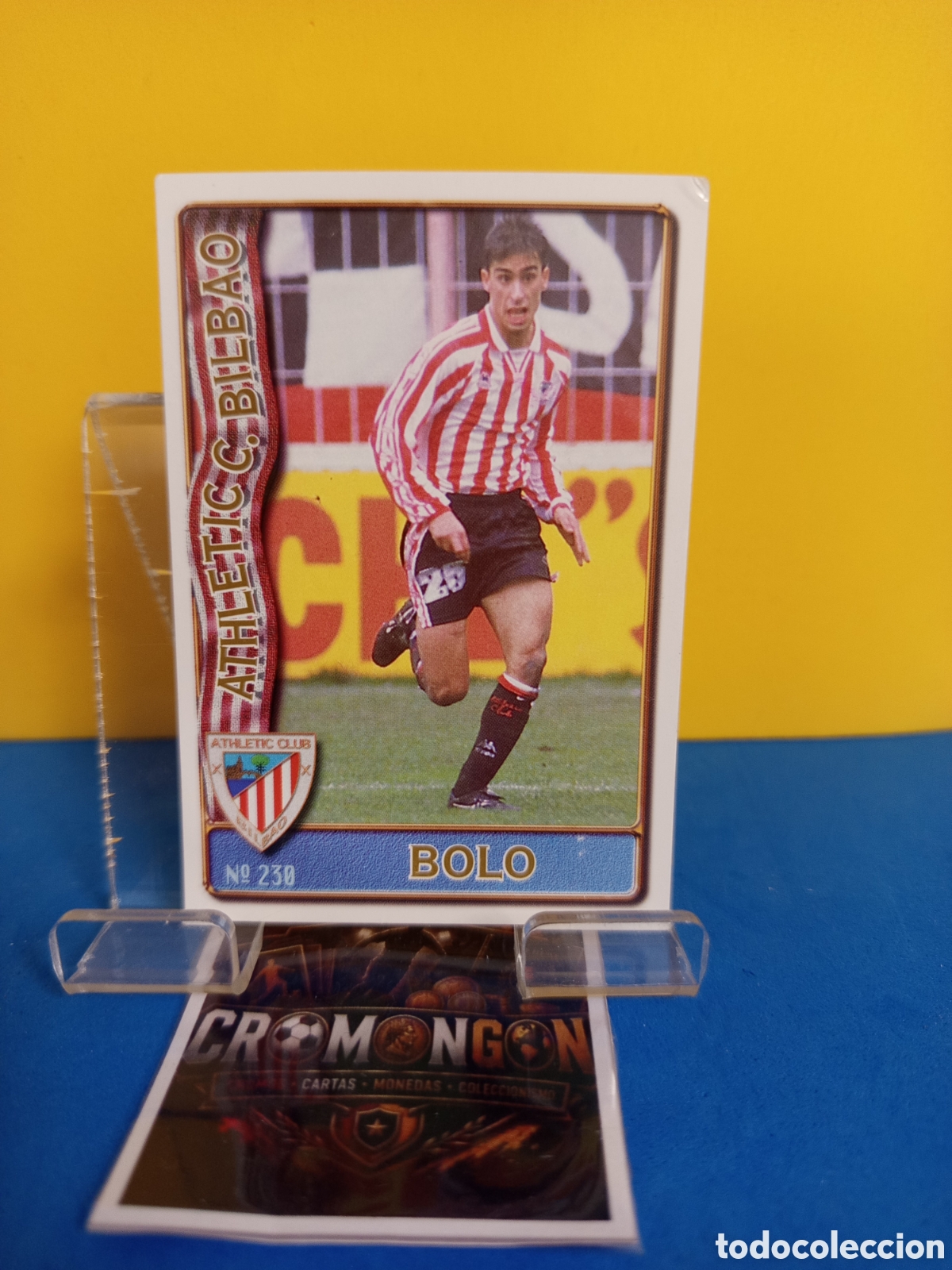 Cromos de Futebol: ❇️ CROMO ⚽ CARD 230 BOLO ATHLETIC DE BILBAO FICHAS DE LA LIGA 96 97 1996 1997 MUNDICROMO ❇️