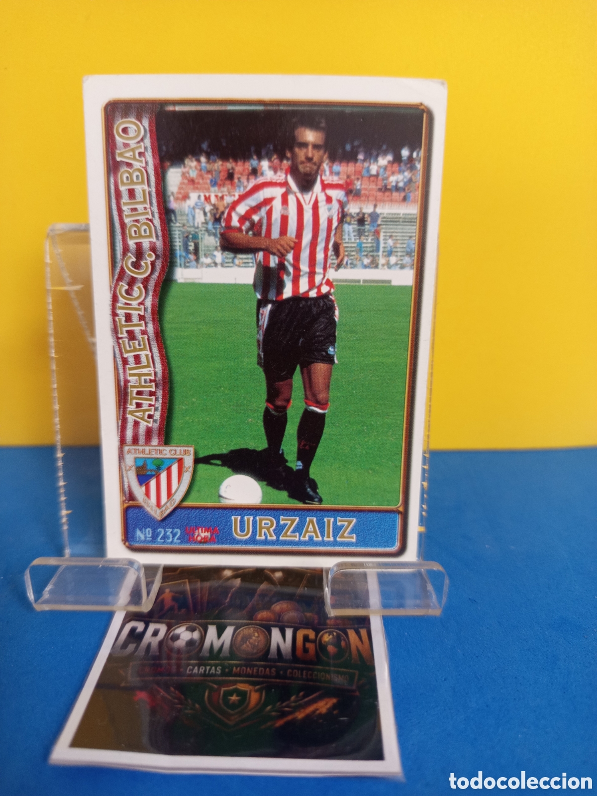 Cromos de Futebol: ❇️ CROMO ⚽ CARD 232 URZAIZ ATHLETIC DE BILBAO UH FICHAS DE LA LIGA 96 97 1996 1997 MUNDICROMO ❇️