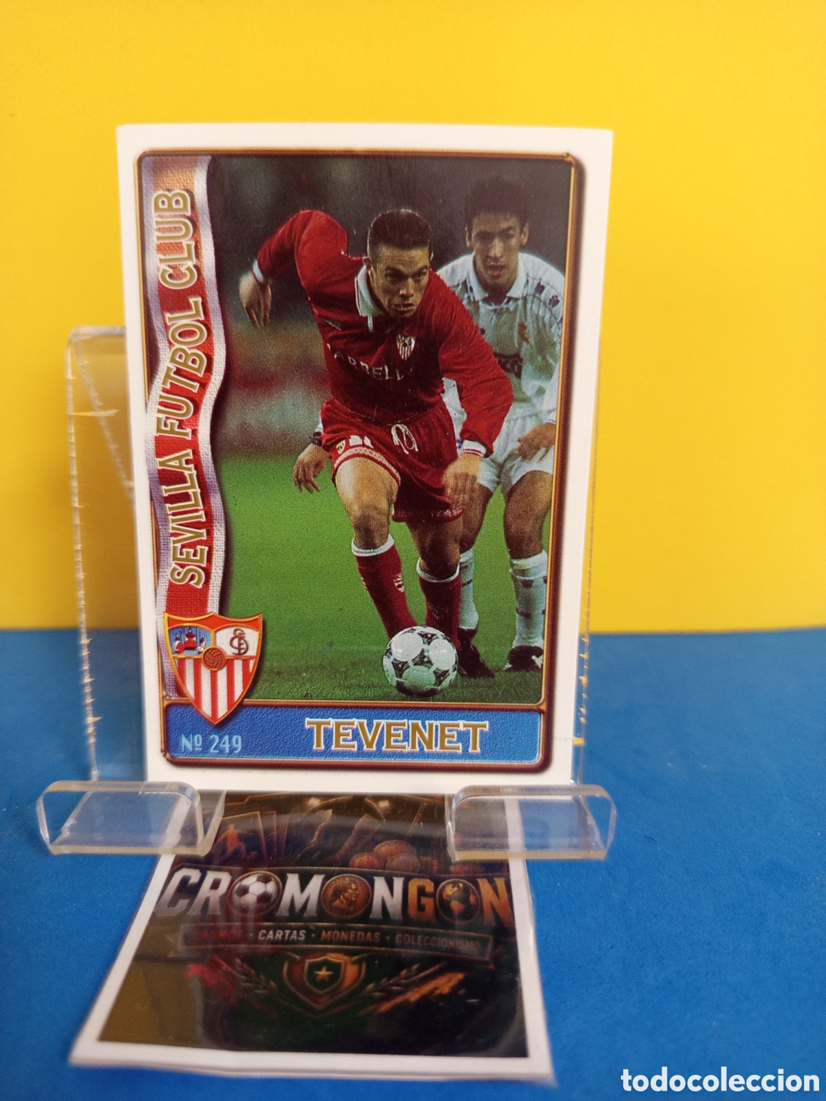 Cromos de Futebol: ❇️ CROMO ⚽ CARD 249 TEVENET SEVILLA FICHAS DE LA LIGA 96 97 1996 1997 MUNDICROMO SPORT ❇️