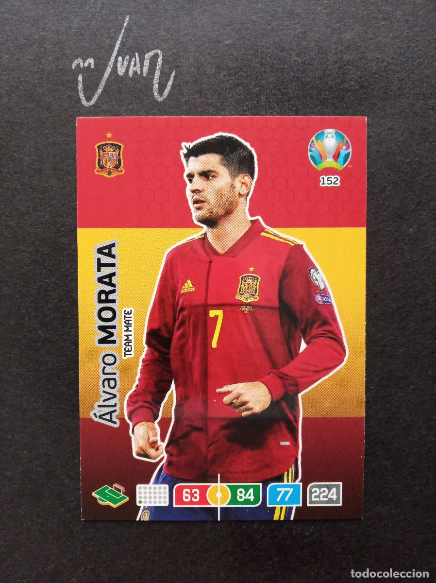 Cromos de f&uacute;tbol: N&ordm; 152 MORATA ESPA&Ntilde;A ATLETICO MADRID ⚽ PANINI &reg; ADRENALYN UEFA EURO 2020 2021 20 21 NUEVO