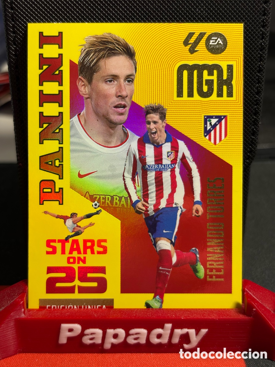 Cromos de f&uacute;tbol: 2026-27 Panini Megacracks Liga Stars On 25 Unica Fernando Torres Atletico Madrid