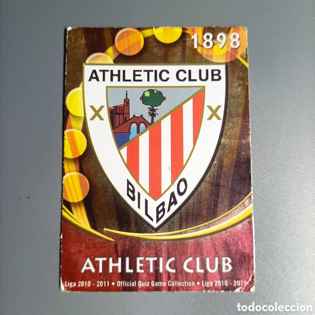 Cromos de f&uacute;tbol: MUNDICROMO LIGA 2010-2011 (ATHLETIC) №190 ESCUDO