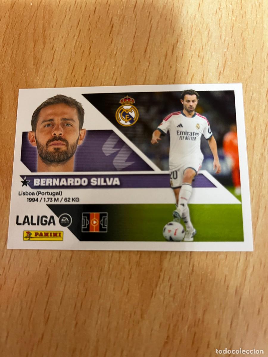 Cromos de f&uacute;tbol: LIGA ESTE 2026 2027 26 27 PANINI N&ordm; 21 BERNARDO SILVA REAL MADRID FICHAJE