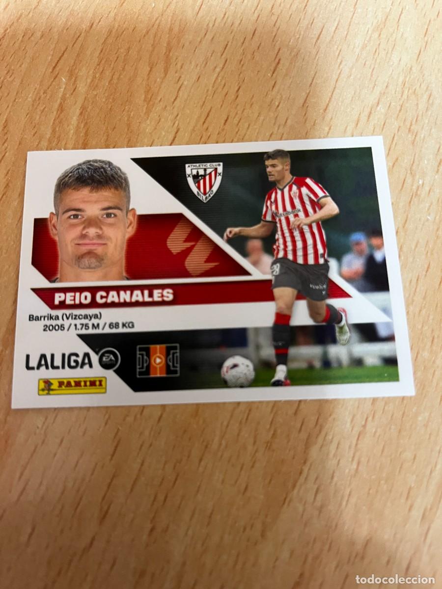 Cromos de f&uacute;tbol: LIGA ESTE 2026 2027 26 27 PANINI N&ordm; 35 PEIO CANALES ATHLETIC BILBAO FICHAJE