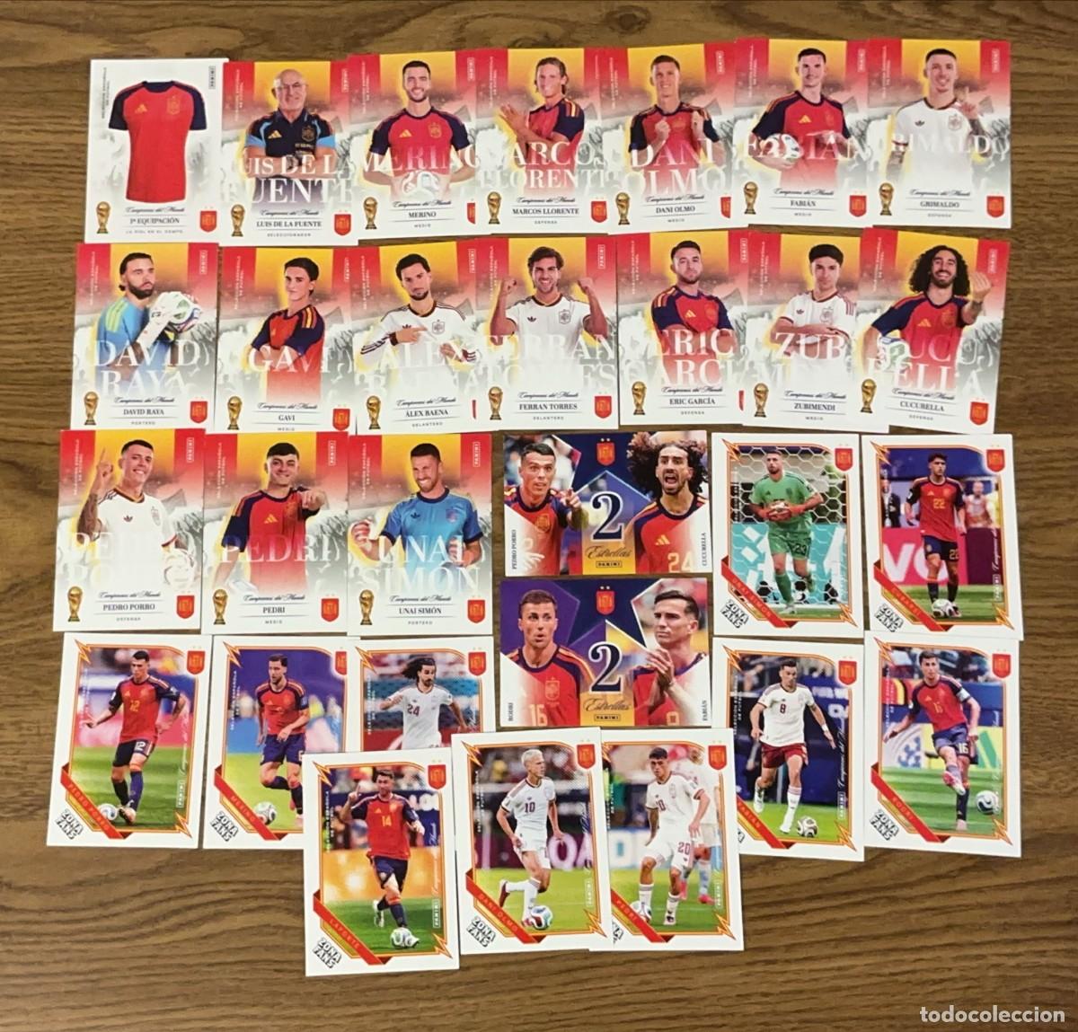 Cromos de f&uacute;tbol: Lote 30 Cards Panini Club Pasi&oacute;n Espa&ntilde;a Selecci&oacute;n Espa&ntilde;ola Campeones 2026 Mundial