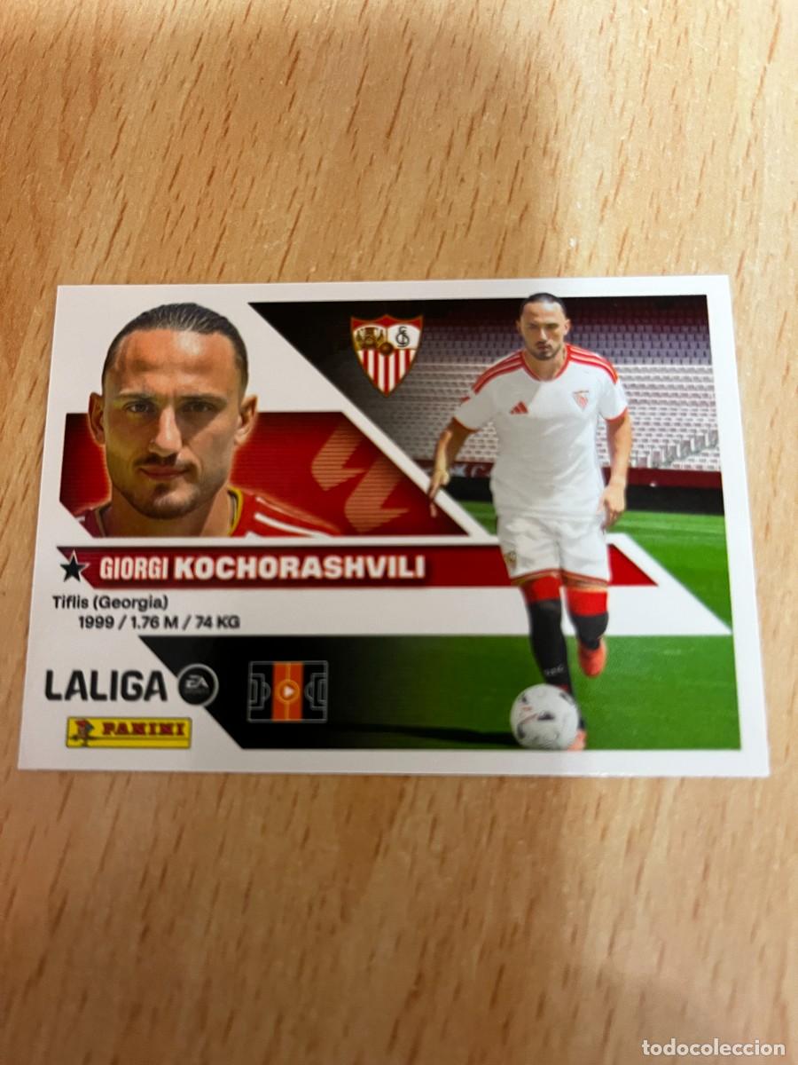 Cromos de f&uacute;tbol: LIGA ESTE 2026 2027 26 27 PANINI N&ordm; 36 KOCHORASHVILI SEVILLA FICHAJE