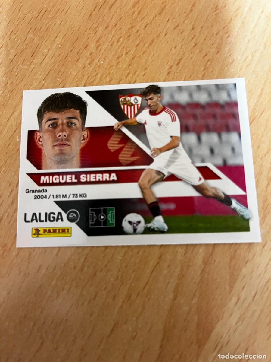 Cromos de f&uacute;tbol: LIGA ESTE 2026 2027 26 27 PANINI N&ordm; 19 BIS 19BIS MIGUEL SIERRA SEVILLA COLOCA