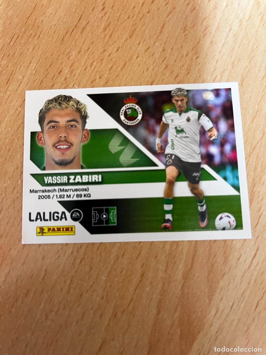 Cromos de f&uacute;tbol: LIGA ESTE 2026 2027 26 27 PANINI N&ordm; 15 BIS 15BIS ZABIRI RACING SANTANDER COLOCA