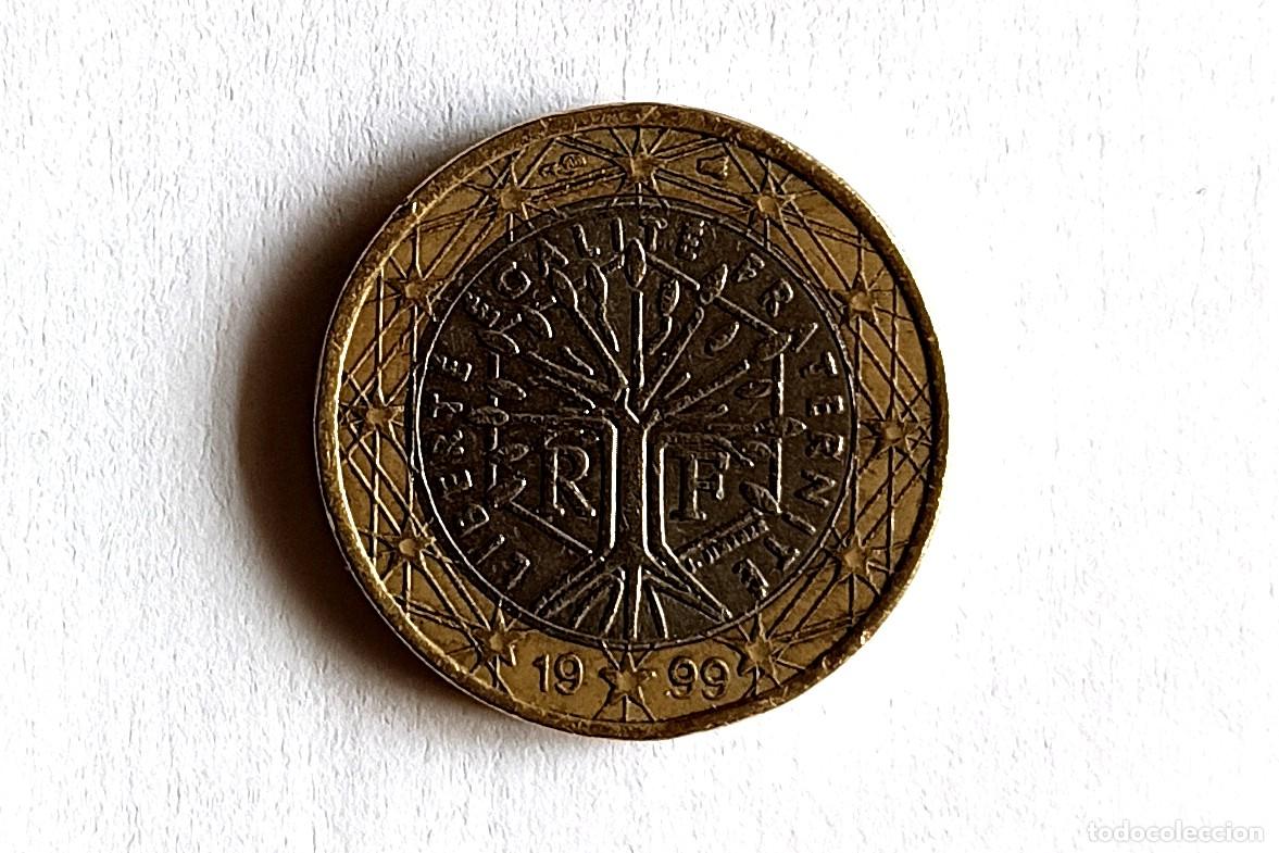 Figurine di Calcio: MONEDA 1 EURO - FRANCIA 1999 - CIRCULADA (12)