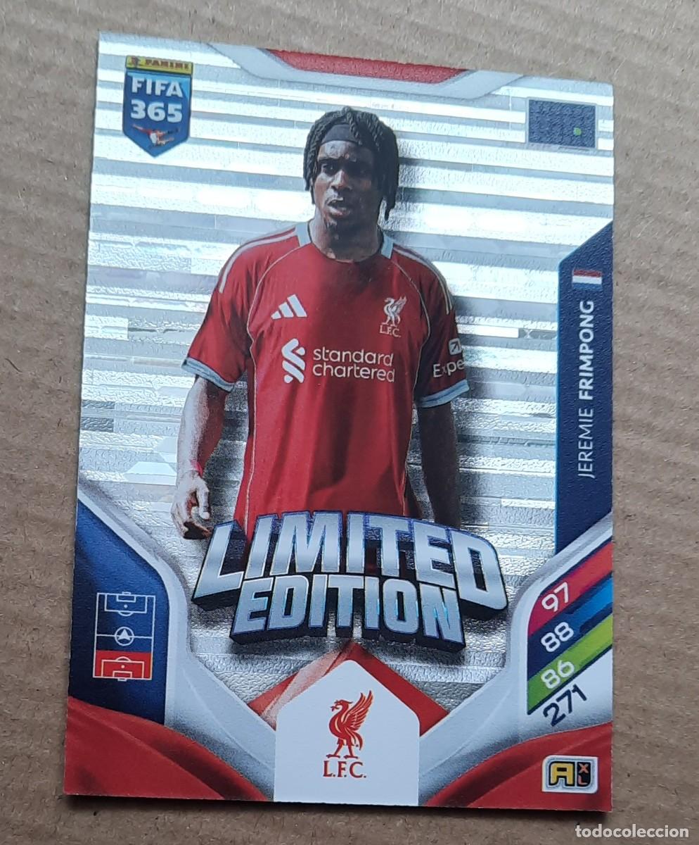 Cromos de f&uacute;tbol: Limited Edition Jeremie Frimpong Liverpool FC, Fifa 365 2026