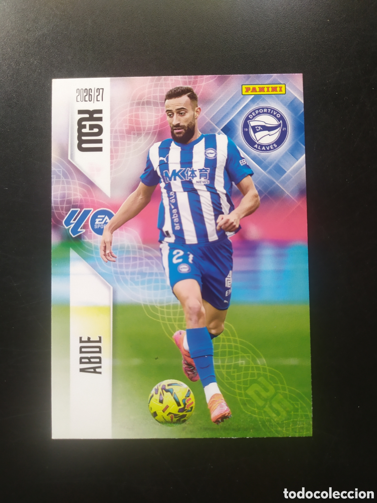 Cromos de f&uacute;tbol: Megacracks 2026 2027 26 27 panini Abde n&deg; 34 Alaves