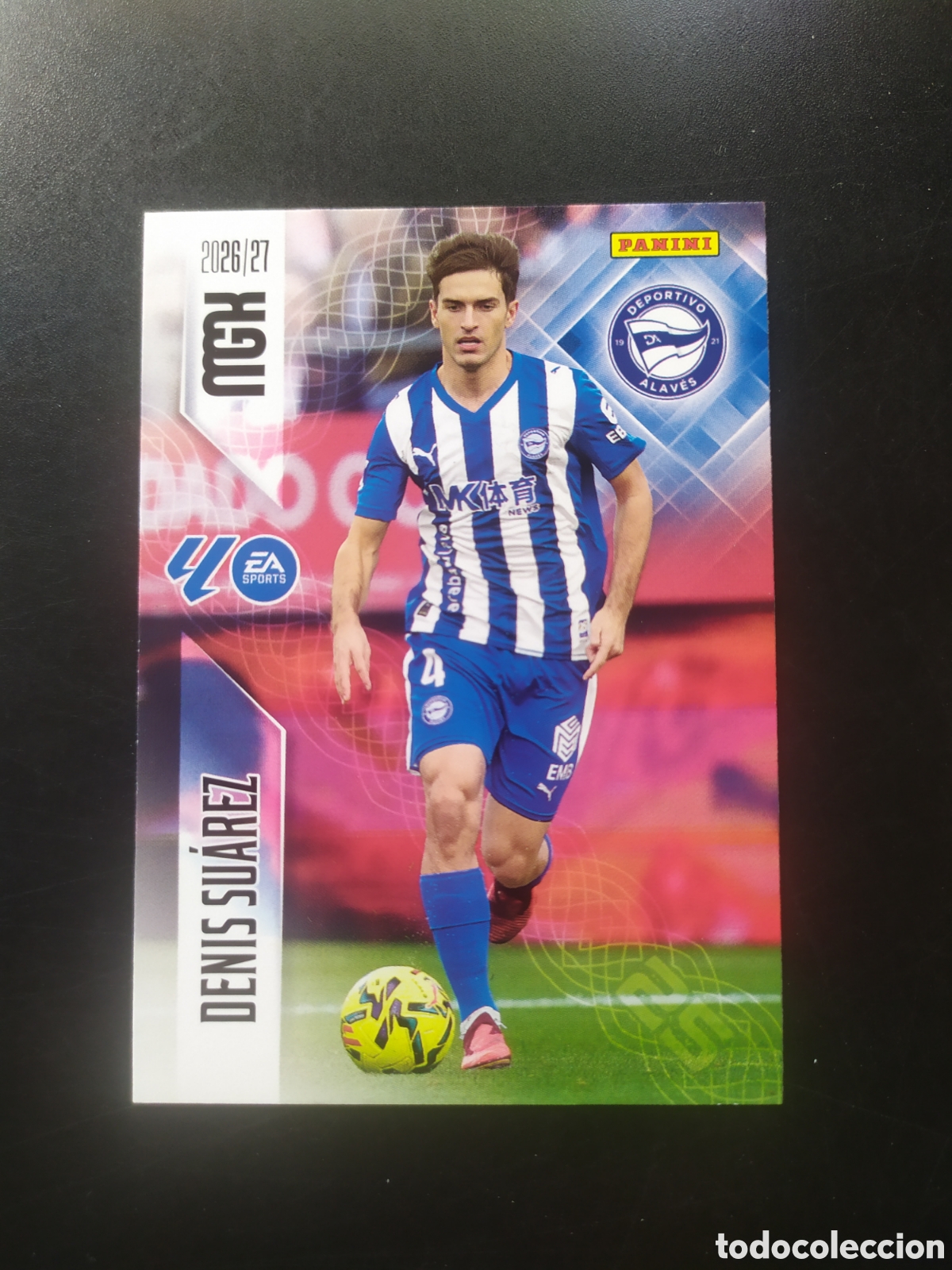 Cromos de f&uacute;tbol: Megacracks 2026 2027 26 27 panini Denis Su&aacute;rez n&deg; 32 Alaves