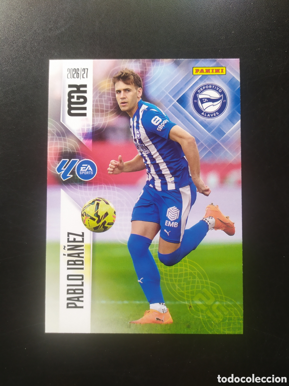 Cromos de f&uacute;tbol: Megacracks 2026 2027 26 27 panini Pablo Iba&ntilde;ez n&deg; 31 Alaves