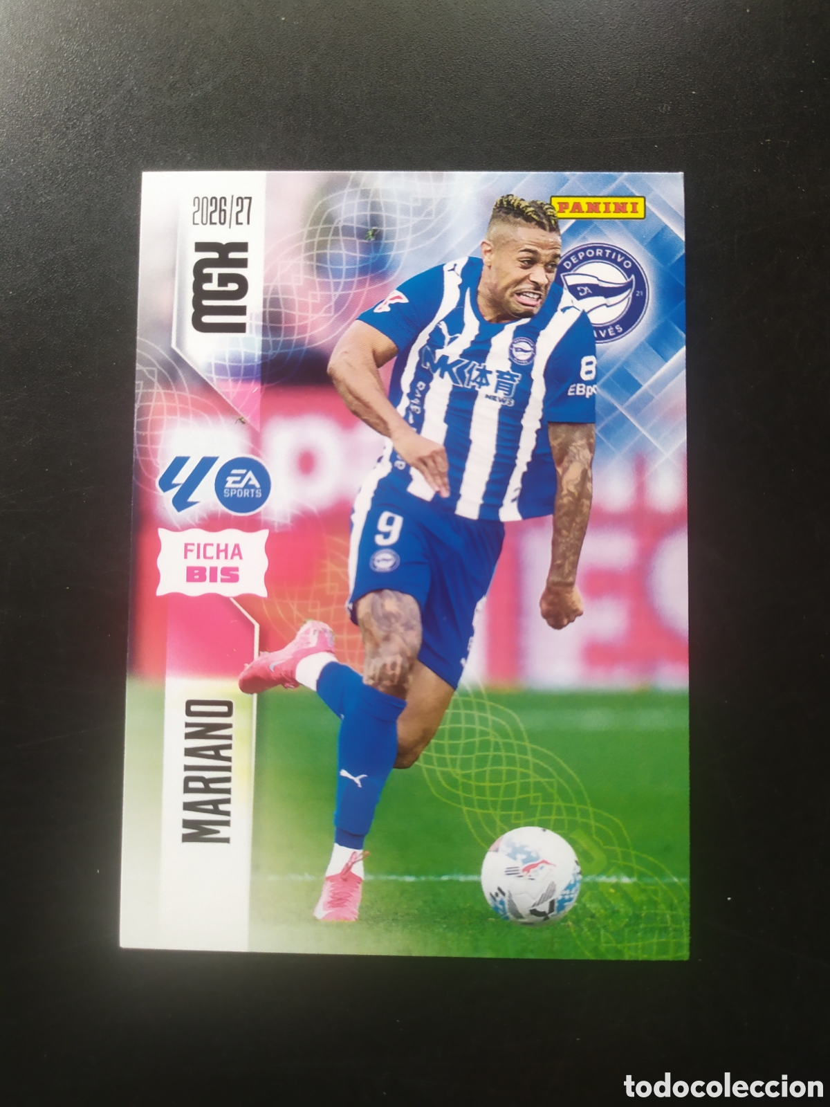 Cromos de f&uacute;tbol: Megacracks 2026 2027 26 27 panini Mariano n&deg; 34 bis Alaves