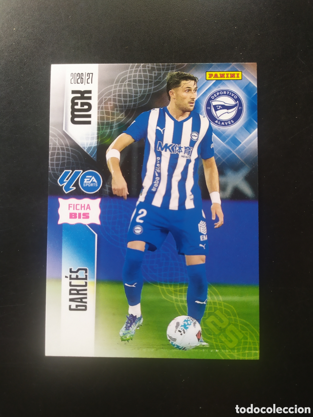 Cromos de f&uacute;tbol: Megacracks 2026 2027 26 27 panini Garces n&deg; 25 bis Alaves