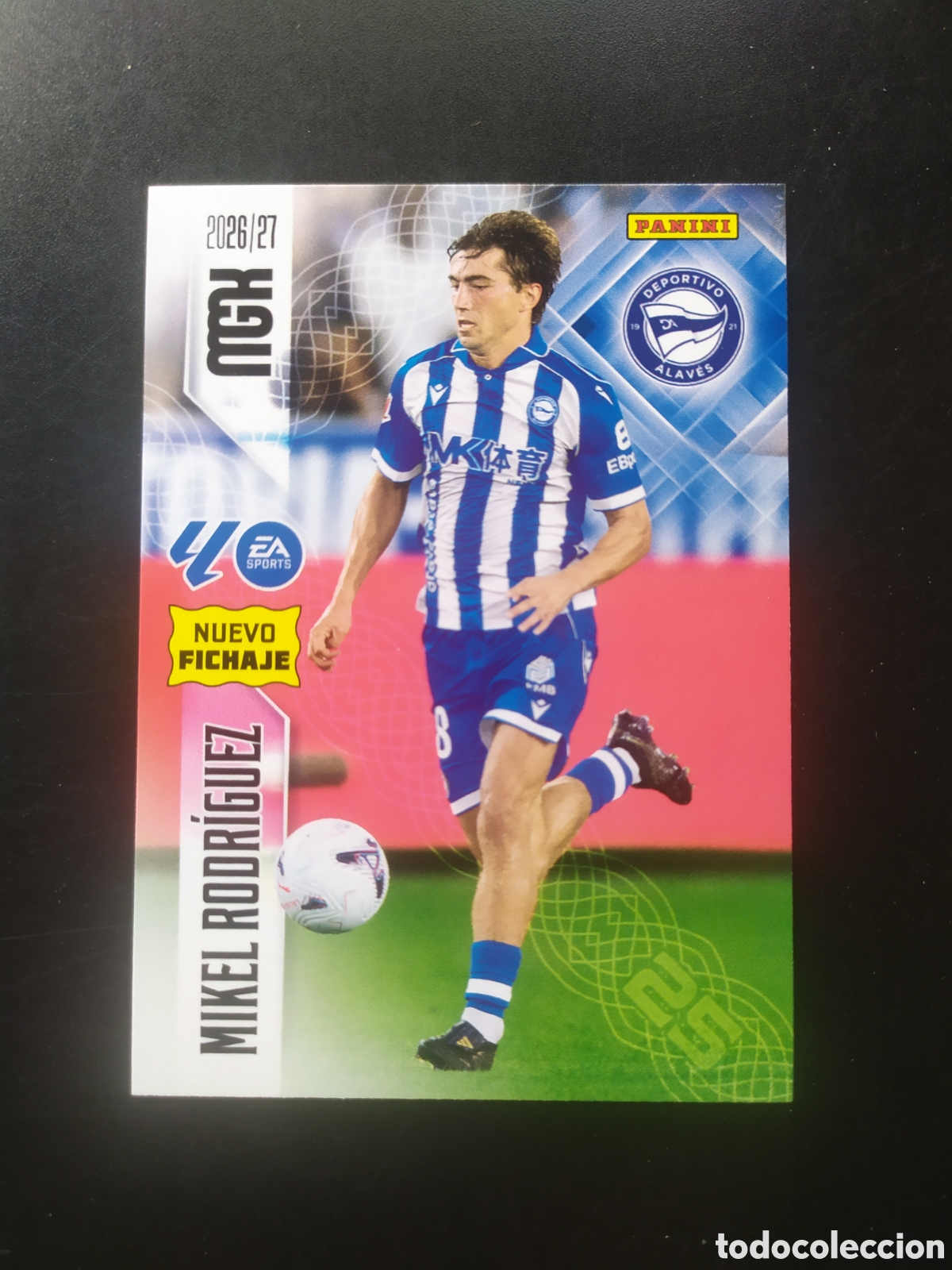 Cromos de f&uacute;tbol: Megacracks 2026 2027 26 27 panini Mikel Rodr&iacute;guez fichaje n&deg; 456 Alaves