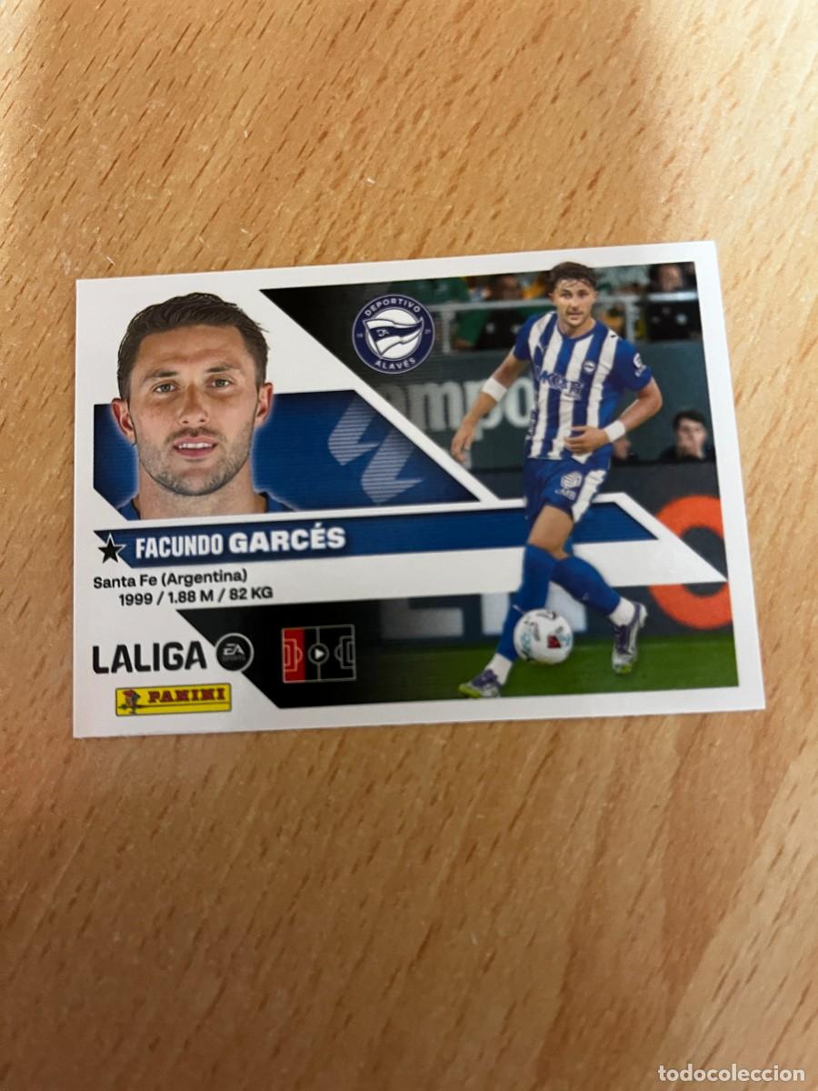 Cromos de f&uacute;tbol: LIGA ESTE 2026 2027 26 27 PANINI N&ordm; 8 BIS 8BIS GARCES ALAVES COLOCA