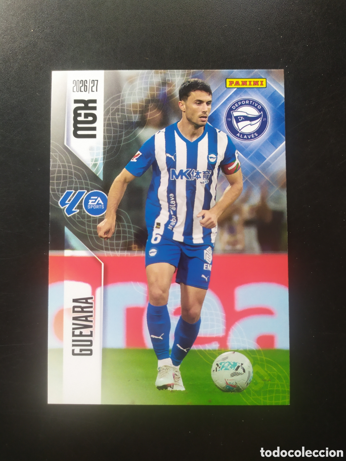 Cromos de f&uacute;tbol: Megacracks 2026 2027 26 27 panini Guevara n&deg; 29 Alaves