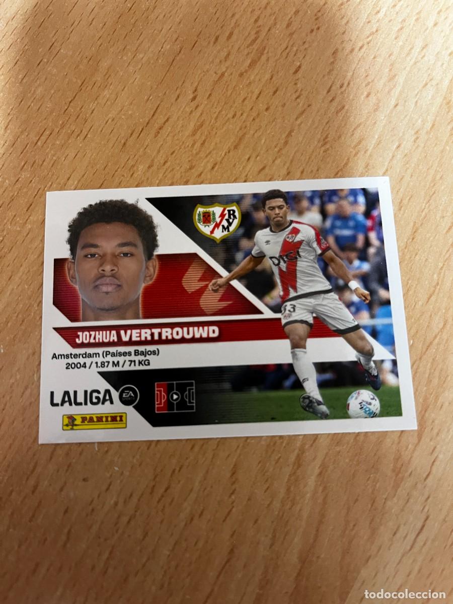 Cromos de f&uacute;tbol: LIGA ESTE 2026 2027 26 27 PANINI N&ordm; 7 BIS 7BIS VERTROUWD RAYO VALLECANO COLOCA