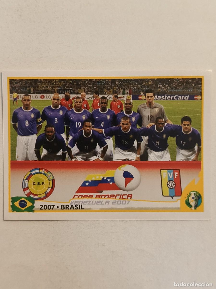Cromos de f&uacute;tbol: #383 BRASIL 2007 COPA AMERICA BRASIL 2019 PANINI
