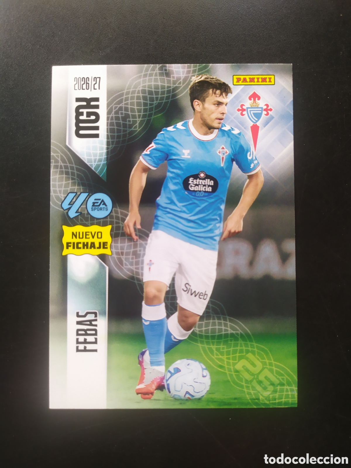 Cromos de f&uacute;tbol: Megacracks 2026 2027 26 27 panini Febas fichaje n&deg; 483 Celta Vigo