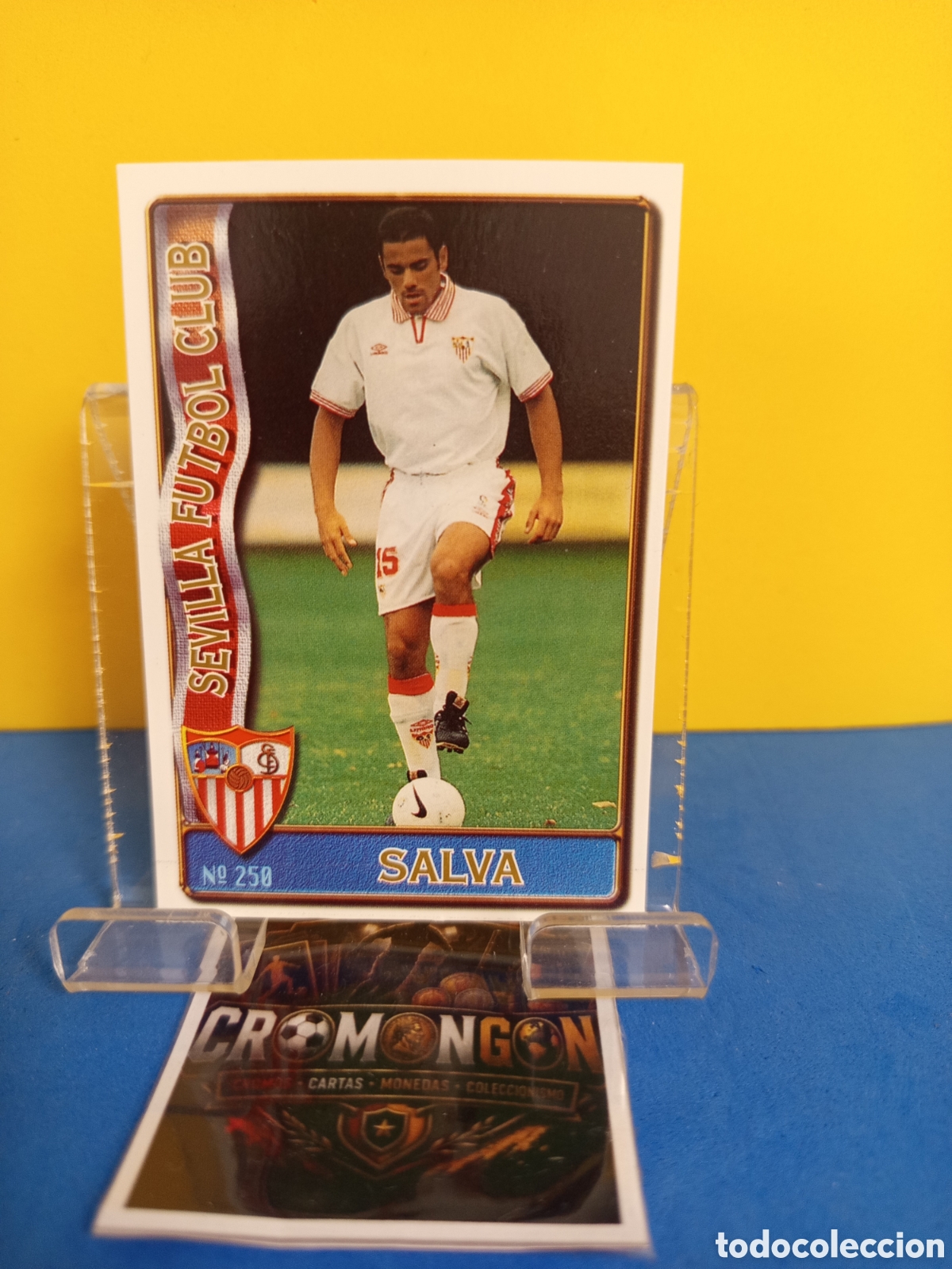 Cartes &agrave; collectionner de Football: ❇️ CROMO ⚽ CARD 250 SALVA SEVILLA FICHAS DE LA LIGA 96 97 1996 1997 MUNDICROMO SPORT ❇️