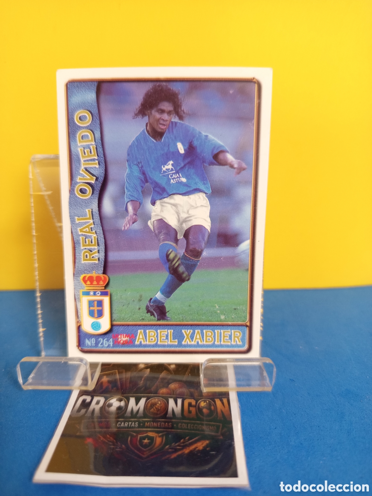 Figurine di Calcio: ❇️ CROMO ⚽ CARD 264 ABEL XAVIER OVIEDO UH FICHAS DE LA LIGA 96 97 1996 1997 MUNDICROMO SPORT ❇️
