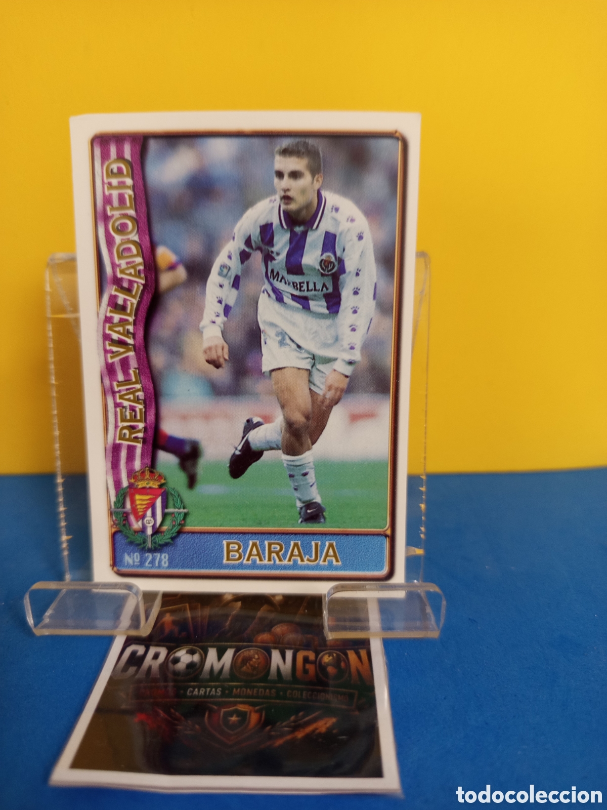 Cartes &agrave; collectionner de Football: ❇️ CROMO ⚽ CARD 278 BARAJA VALLADOLID FICHAS DE LA LIGA 96 97 1996 1997 MUNDICROMO SPORT ❇️