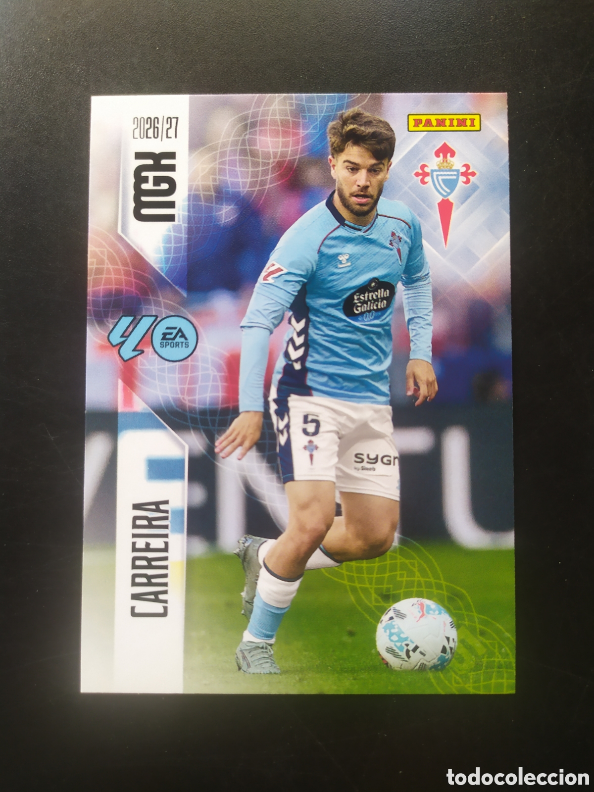 Cromos de f&uacute;tbol: Megacracks 2026 2027 26 27 panini Carreira n&deg; 117 Celta Vigo