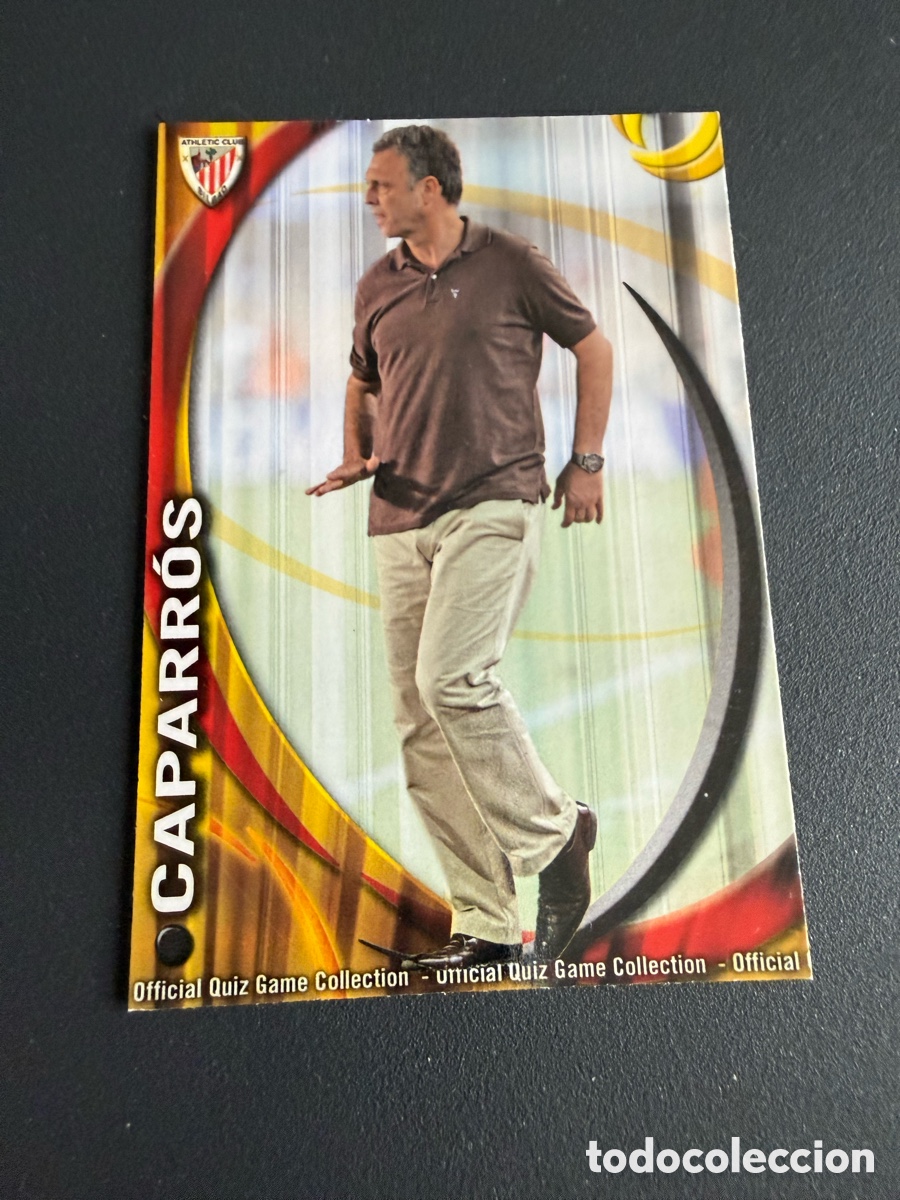Football Stickers: MUNDICROMO 2011. 192. CAPARROS ( Athletic)