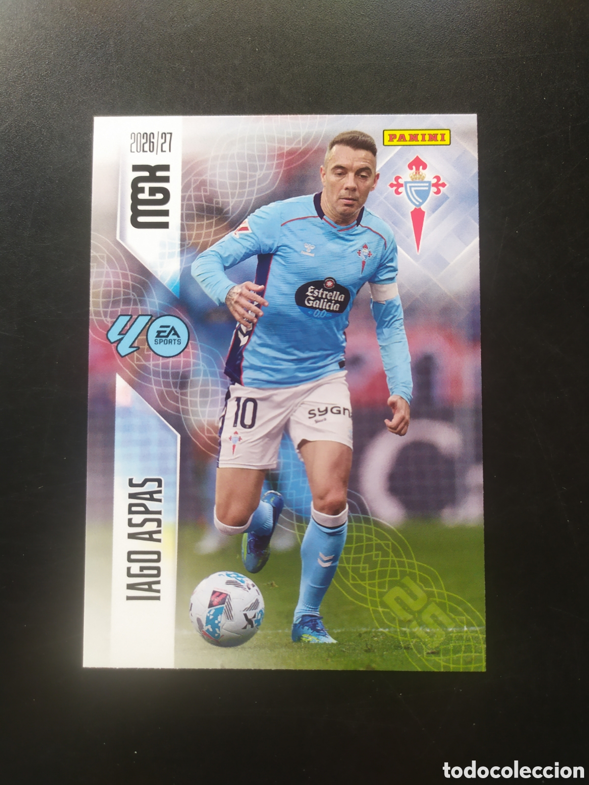 Cromos de f&uacute;tbol: Megacracks 2026 2027 26 27 panini Iago Aspas n&deg; 124 Celta Vigo