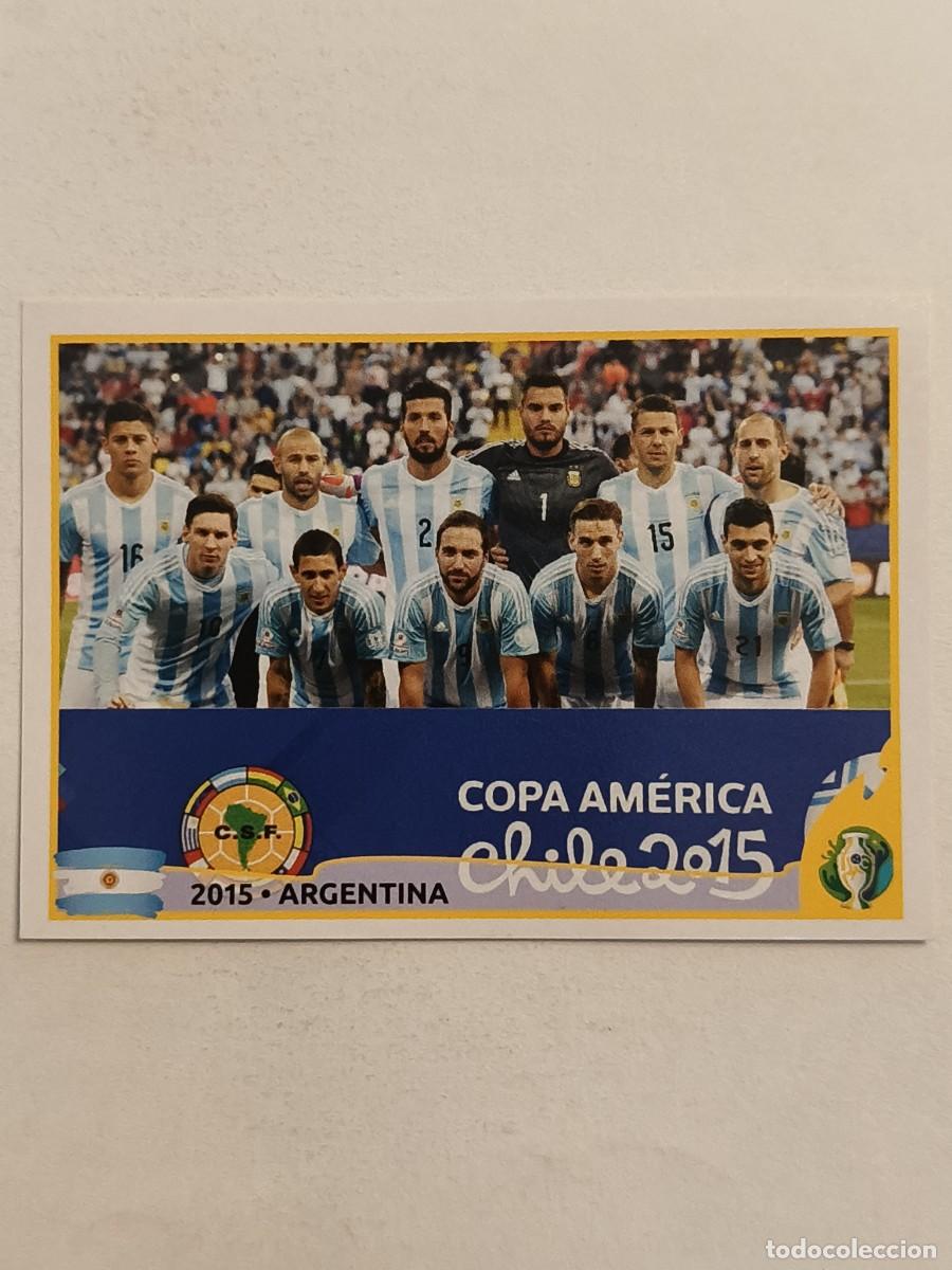 Cromos de f&uacute;tbol: #389 ARGENTINA 2015 COPA AMERICA BRASIL 2019 PANINI