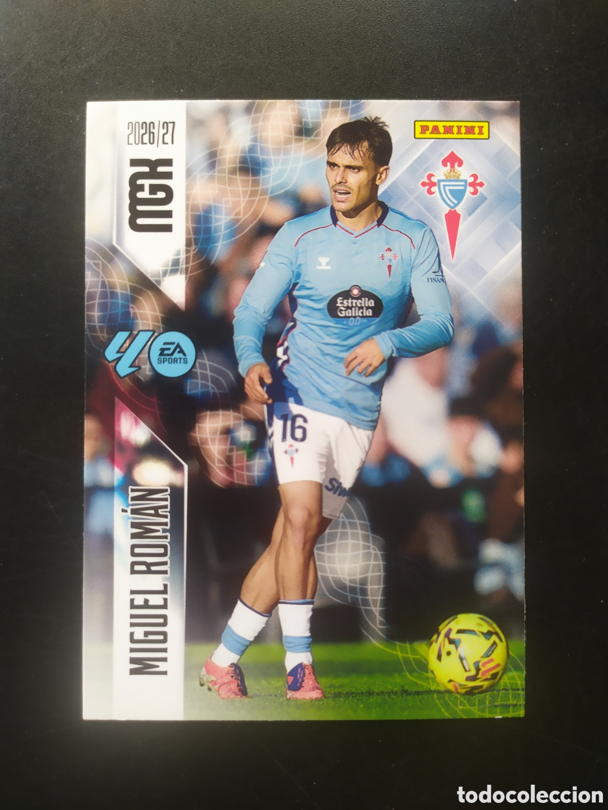 Cromos de f&uacute;tbol: Megacracks 2026 2027 26 27 panini Miguel Rom&aacute;n n&deg; 119 Celta Vigo