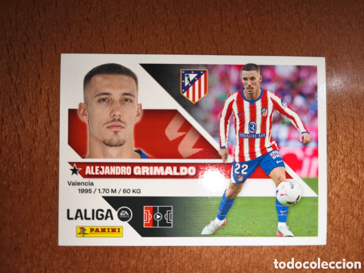 Cromos de f&uacute;tbol: Grimaldo coloca n&deg;10 Bis liga este 26/27 Atl&eacute;tico De Madrid