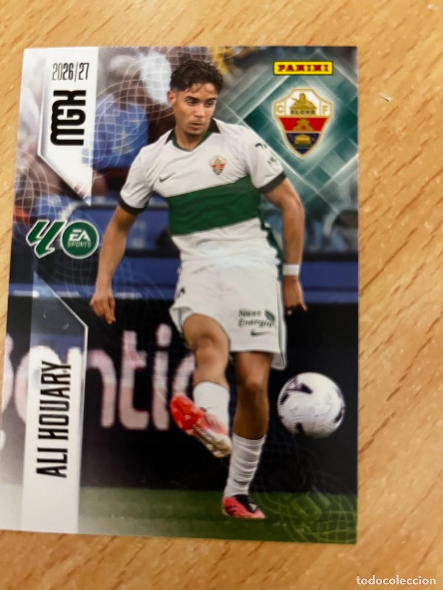 Cromos de f&uacute;tbol: MEGACRACKS MGK 2026 2027 26 27 PANINI N&ordm; 159 ALI HOUARY ELCHE