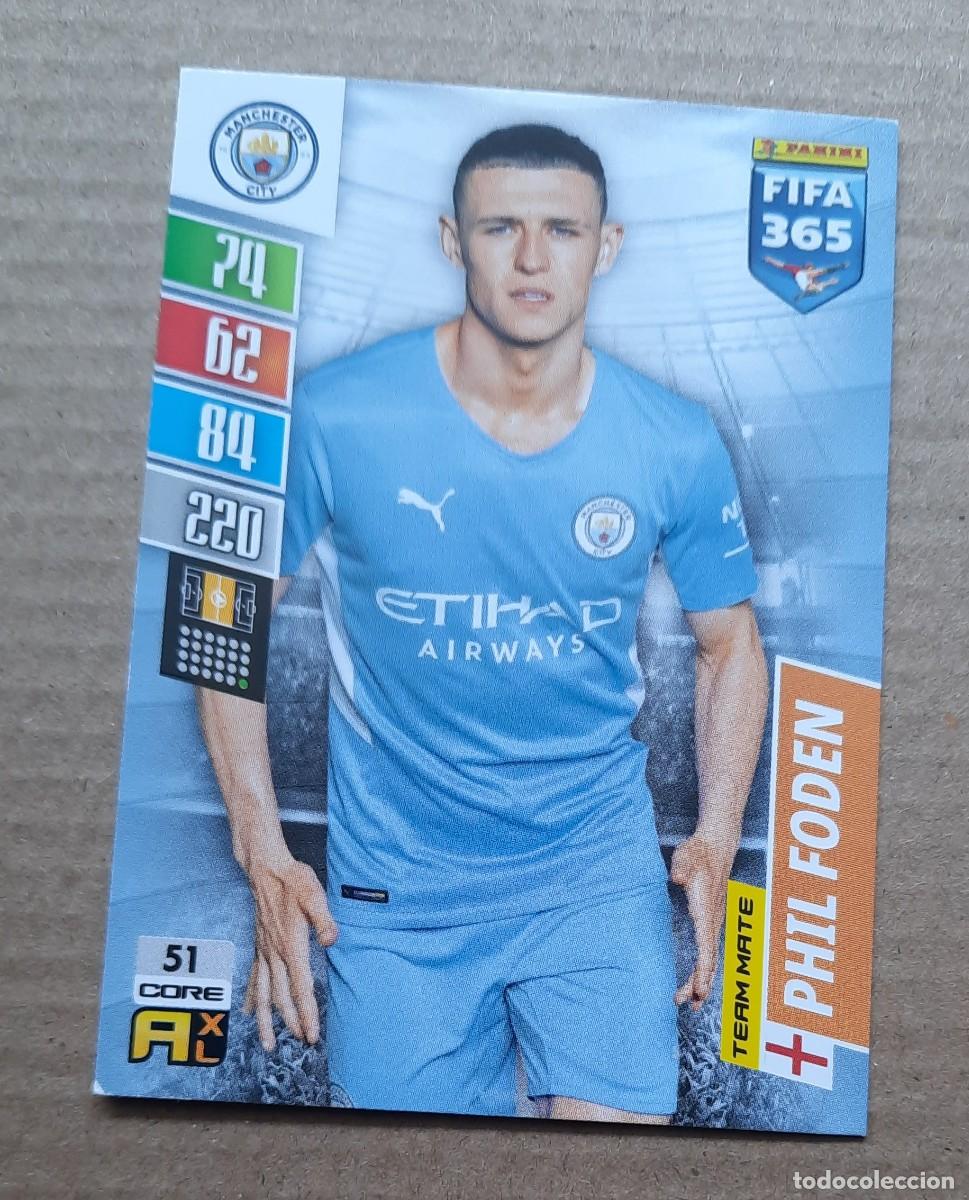 Cromos de f&uacute;tbol: Phil Foden Team Mate, Manchester City Fifa 365 2022