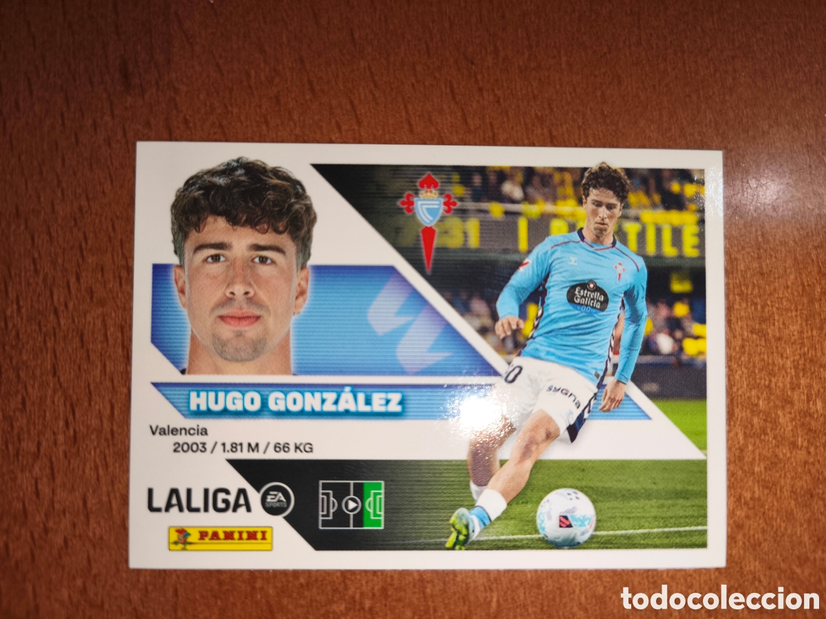 Cromos de f&uacute;tbol: Hugo Gonz&aacute;lez coloca n&deg;19 Bis liga este 26/27 Celta