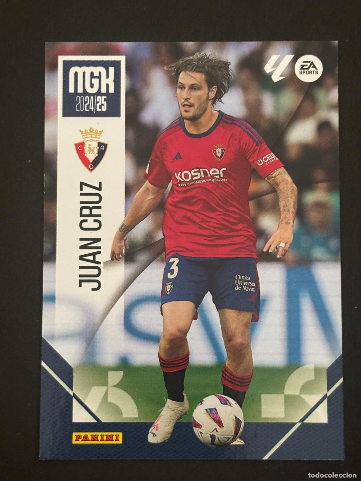 Fu&szlig;ball-Sticker: 261 JUAN CRUZ OSASUNA MEGACRACKS MGK 24-25 2024 2025 PANINI LIGA