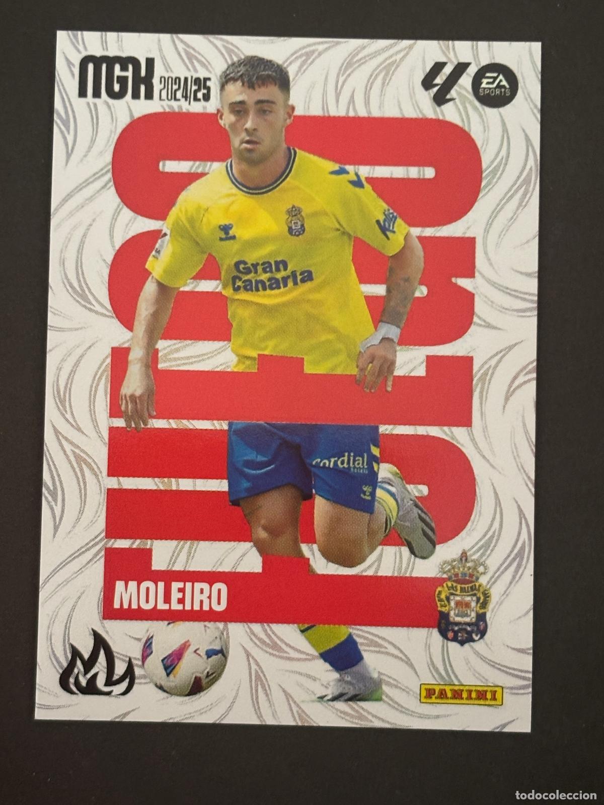 Cromos de f&uacute;tbol: 384 MOLEIRO FUEGO LAS PALMAS MEGACRACKS MGK 24-25 2024 2025 PANINI LIGA