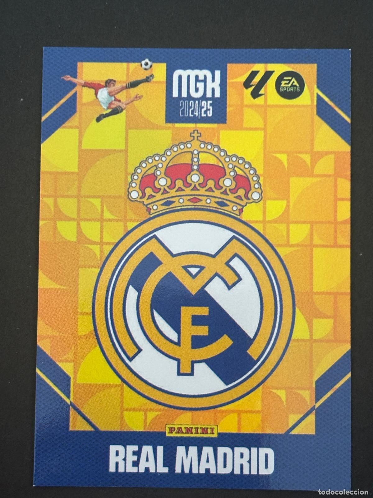 Cromos de f&uacute;tbol: 217 ESCUDO REAL MADRID MEGACRACKS MGK 24-25 2024 2025 PANINI LIGA