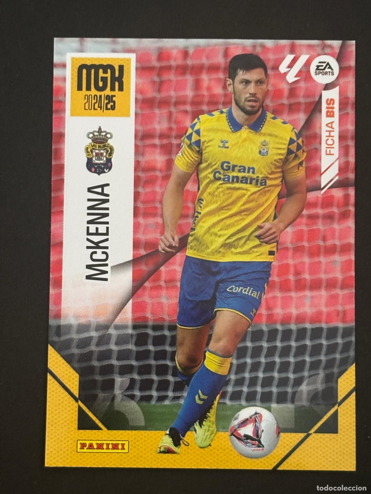 Cromos de f&uacute;tbol: 186 BIS MCKENNA LAS PALMAS 2&ordf; EDICI&Oacute;N MEGACRACKS MGK 24-25 2024 2025 PANINI LIGA
