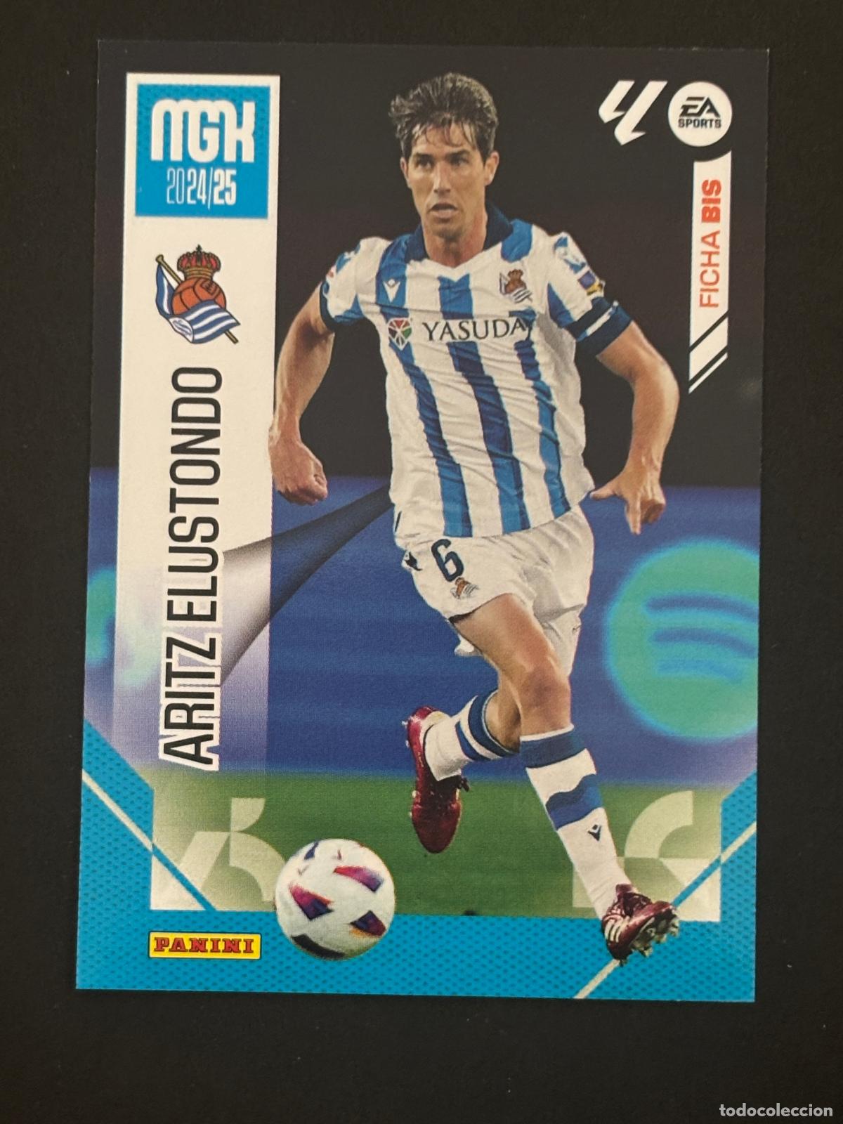 Cromos de f&uacute;tbol: 295 BIS ARITZ EUSTONDO REAL SOCIEDAD 2&ordf; EDICI&Oacute;N MEGACRACKS MGK 24-25 2024 2025 PANINI LIGA