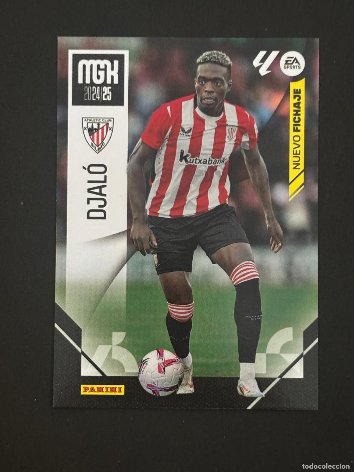 Cromos de f&uacute;tbol: 435 DJAL&Oacute; BILBAO NUEVOS FICHAJES 2&ordf; EDICI&Oacute;N MEGACRACKS MGK 24-25 2024 2025 PANINI LIGA