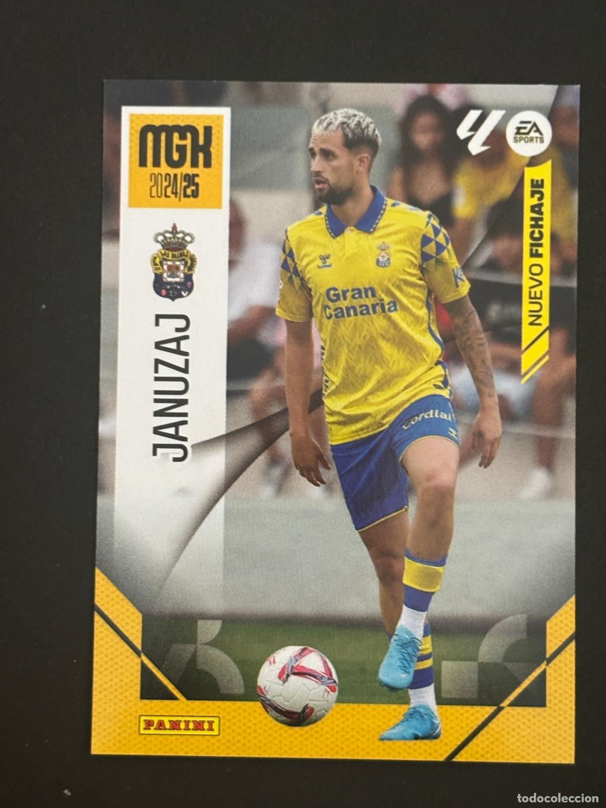 Cromos de f&uacute;tbol: 443 JANUZAJ LAS PALMAS NUEVOS FICHAJES 2&ordf; EDICI&Oacute;N MEGACRACKS MGK 24-25 2024 2025 PANINI