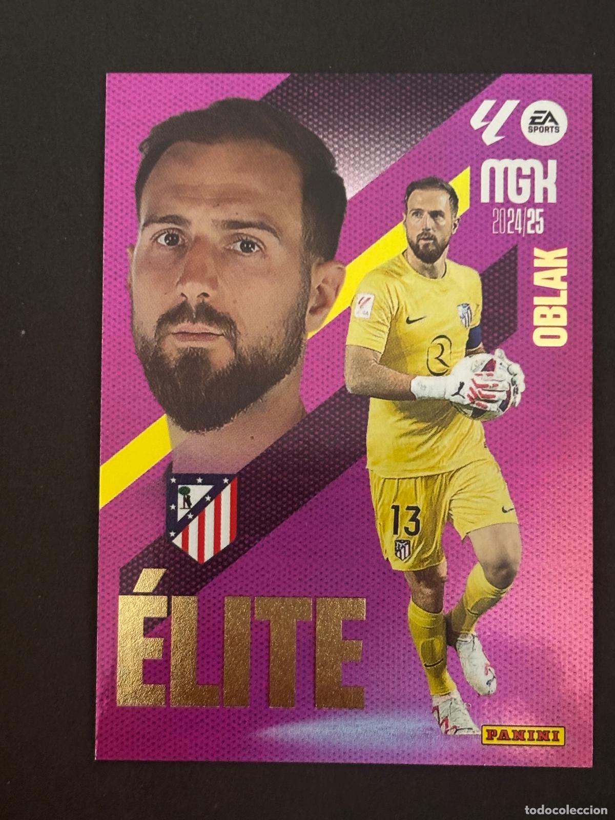 Cromos de f&uacute;tbol: 12 OBLAK ELITE ATL&Eacute;TICO MADRID MEGACRACKS MGK 24-25 2024 2025 PANINI LIGA