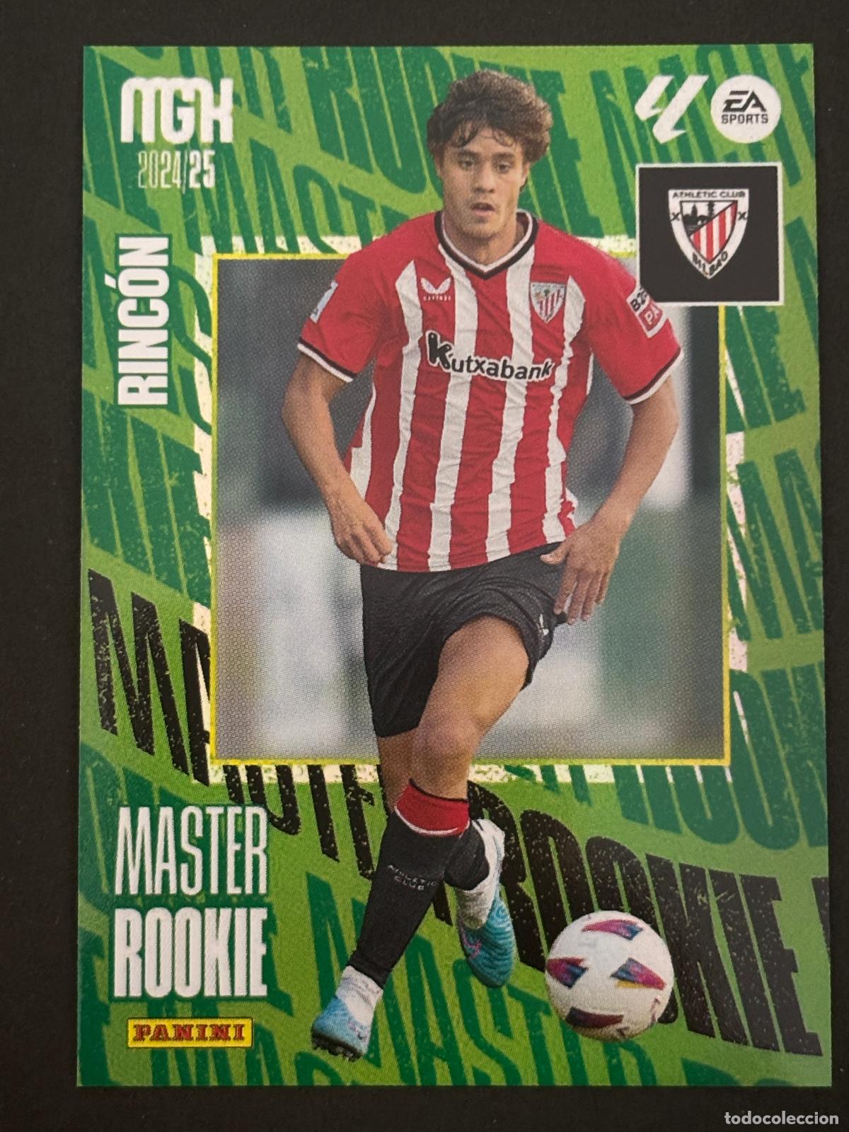 Cromos de f&uacute;tbol: 422 RINC&Oacute;N MASTER ROOKIE BILBAO MEGACRACKS MGK 24-25 2024 2025 PANINI LIGA