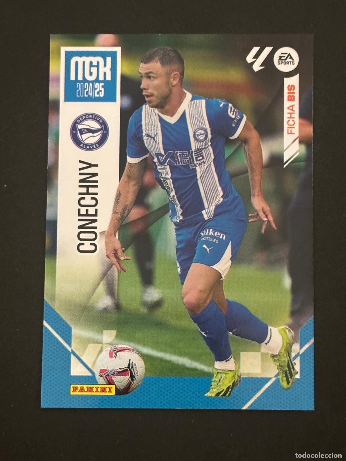 Cromos de f&uacute;tbol: 35 BIS CONECHNY ALAV&Eacute;S 2&ordf; EDICI&Oacute;N MEGACRACKS MGK 24-25 2024 2025 PANINI LIGA