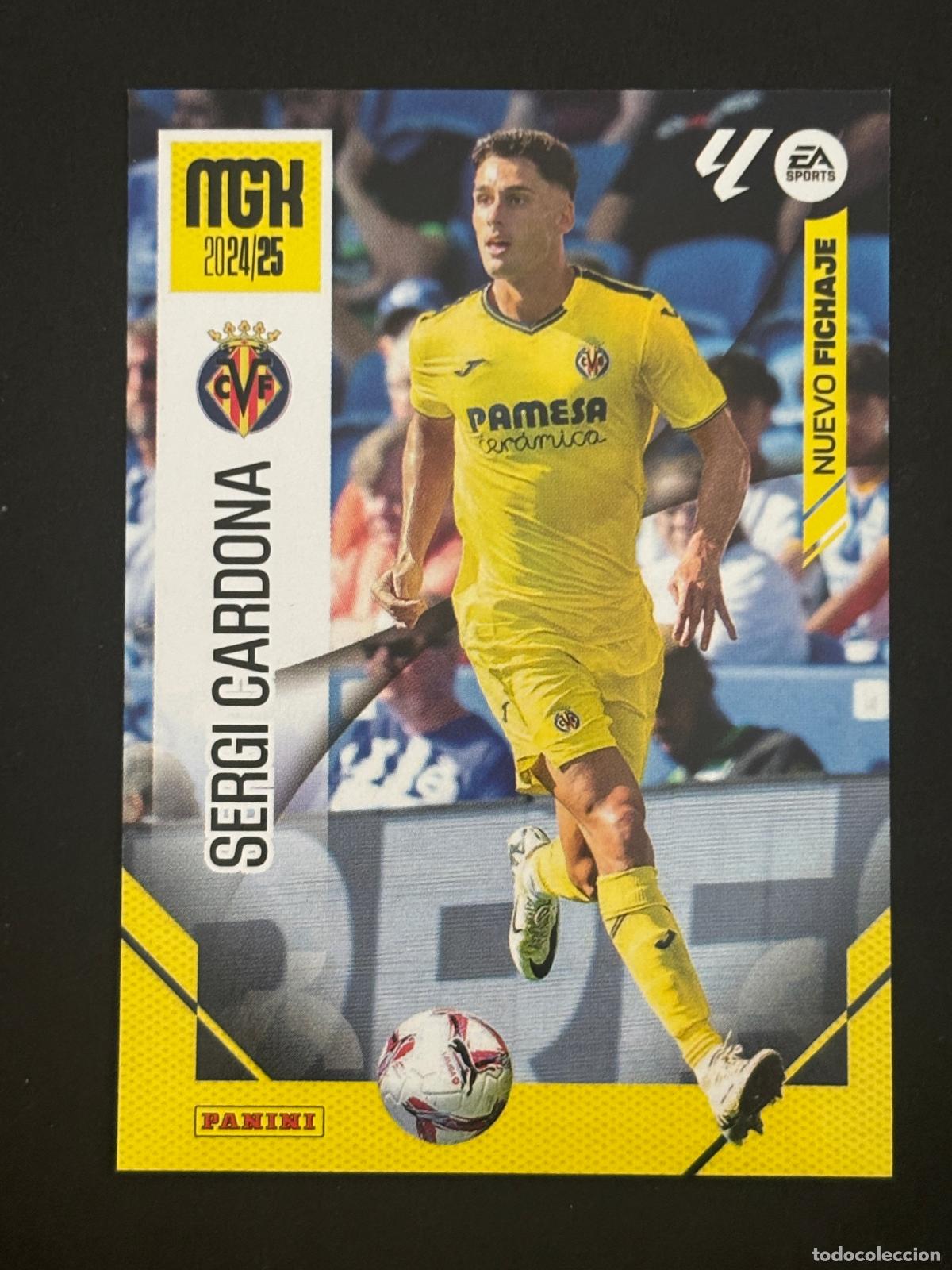 Cromos de f&uacute;tbol: 440 SERGI CARDONA VILLAREAL NUEVOS FICHAJES 2&ordf; EDICI&Oacute;N MEGACRACKS MGK 24-25 2024 2025